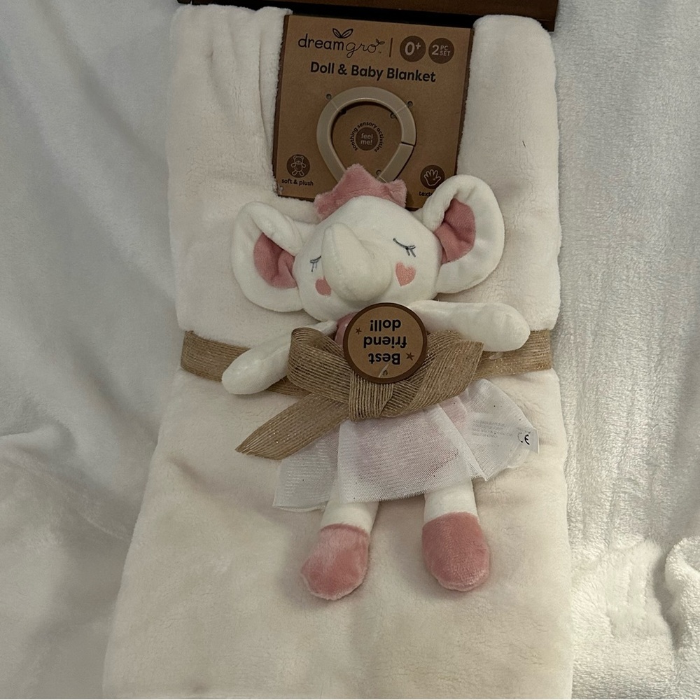 Dream Gro Super Soft Blanket and Plush, NWT